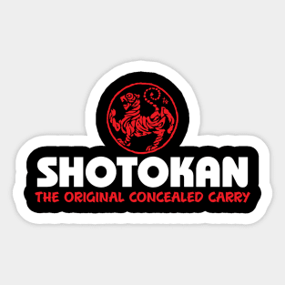 Shotokan - The Original Concealed Carry Sticker